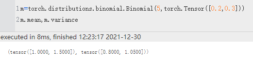 pytorch 笔记：torch.distributions 概率分布相关（更新中）